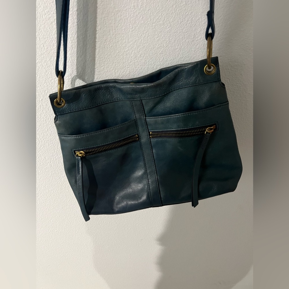 Fossil dark Teal purse